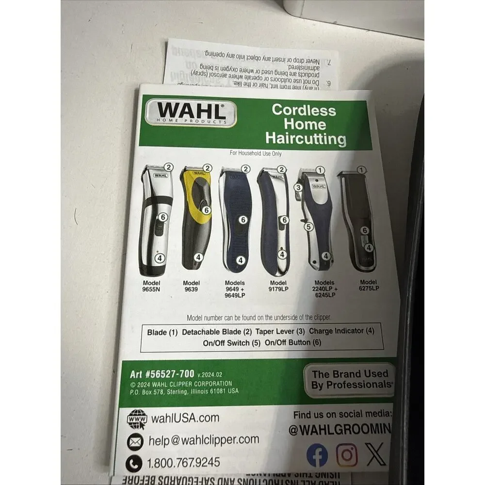 Wahl Rechargeable Cord/Cordless Haircutting & Grooming Kit